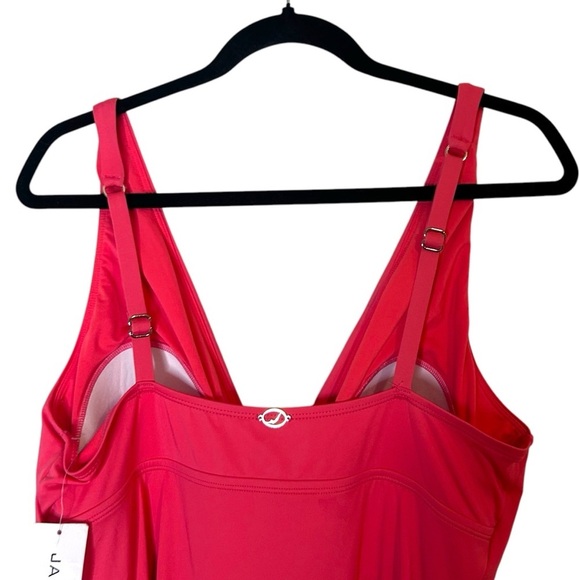 Jantzen Women's One Piece Swimsuit with Tummy Control- Size 14 - Picture 6 of 11